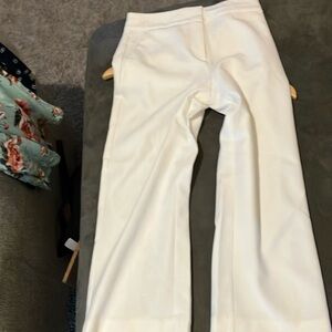 Ann Taylor, 00 petite, white, capris